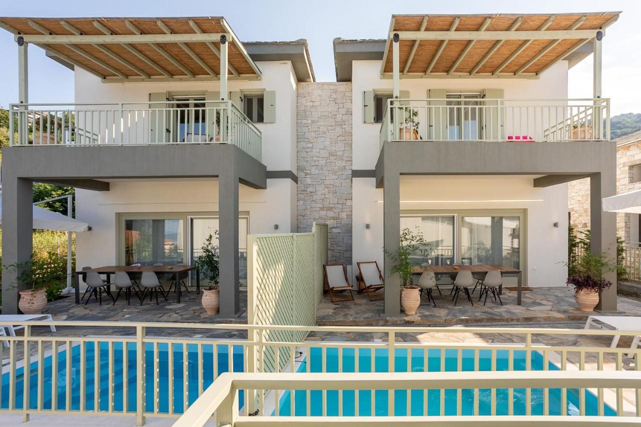 Sea And Sun Luxury Pools' Villas Хорефто Экстерьер фото